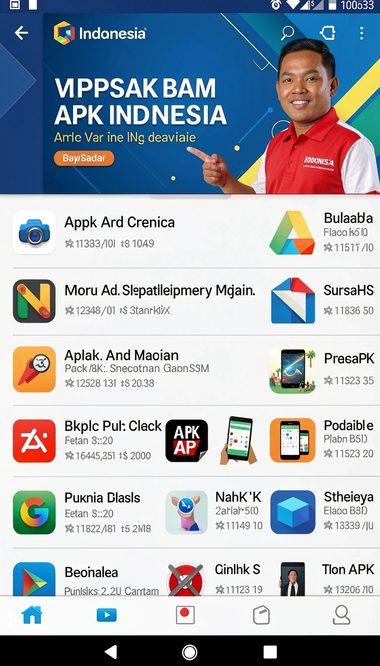 8id - Tampilan menu utama yang intuitif dan menarik.