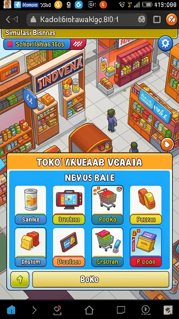 hujantoto - Screenshot menampilkan salah satu level yang penuh tantangan.