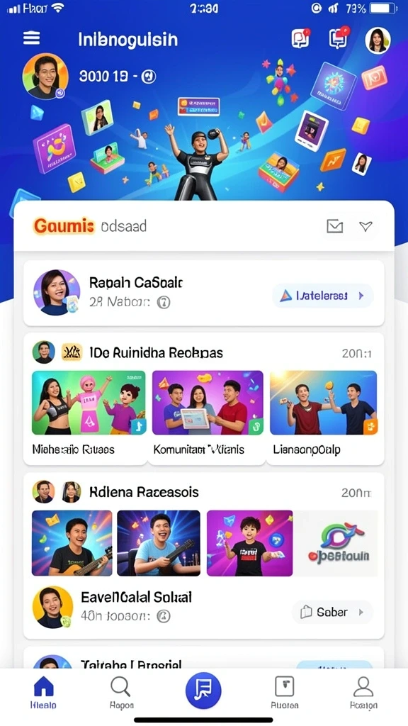 mega111 - Tampilan antarmuka yang ramah pengguna dan interaktif.